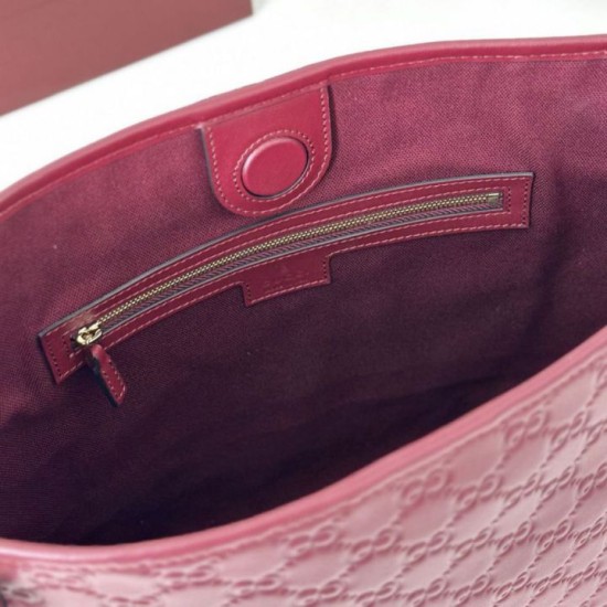 Replica Borsa 1:1 a tracolla piccola Gucci GG Emblem 848881 Rossa Imitazioni Replica Borsa 1:1 a tracolla piccola Gucci GG Emblem 848881 Rossa
