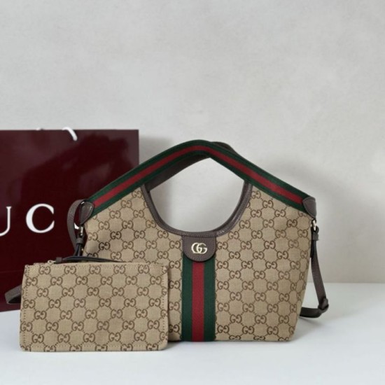 Replica Borse Alta Qualità tote piccola Gucci Giglio 860845 Marrone Imitazioni Replica Borse Alta Qualità tote piccola Gucci Giglio 860845 Marrone