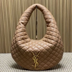 Replica Borsa hobo Icare YSL Saint Laurent in nappa rosa