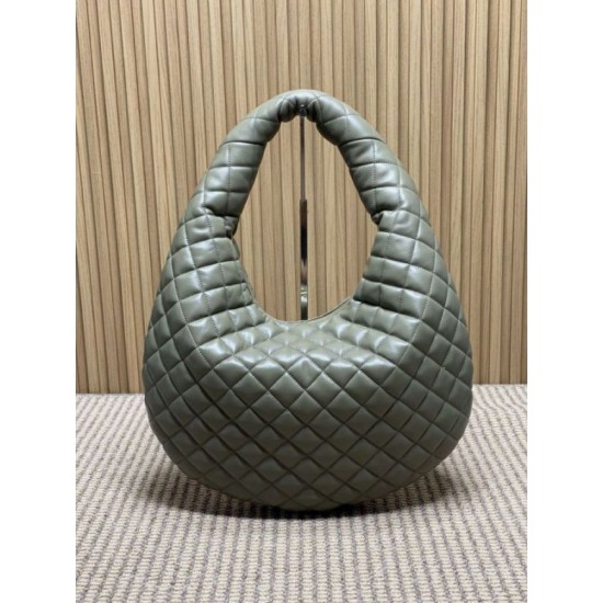 Replica Borsa hobo Icare YSL Saint Laurent in nappa grigio/verde Imitazioni Replica Borsa hobo Icare YSL Saint Laurent in nappa grigio/verde