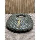 Replica Borsa hobo Icare YSL Saint Laurent in nappa grigio/verde Imitazioni Replica Borsa hobo Icare YSL Saint Laurent in nappa grigio/verde