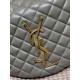 Replica Borsa hobo Icare YSL Saint Laurent in nappa grigio/verde Imitazioni Replica Borsa hobo Icare YSL Saint Laurent in nappa grigio/verde