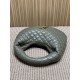 Replica Borsa hobo Icare YSL Saint Laurent in nappa grigio/verde Imitazioni Replica Borsa hobo Icare YSL Saint Laurent in nappa grigio/verde