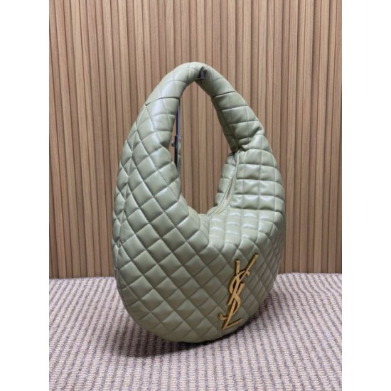 Replica Borsa hobo Icare YSL Saint Laurent in nappa verde