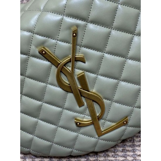 Replica Borsa hobo Icare YSL Saint Laurent in nappa verde