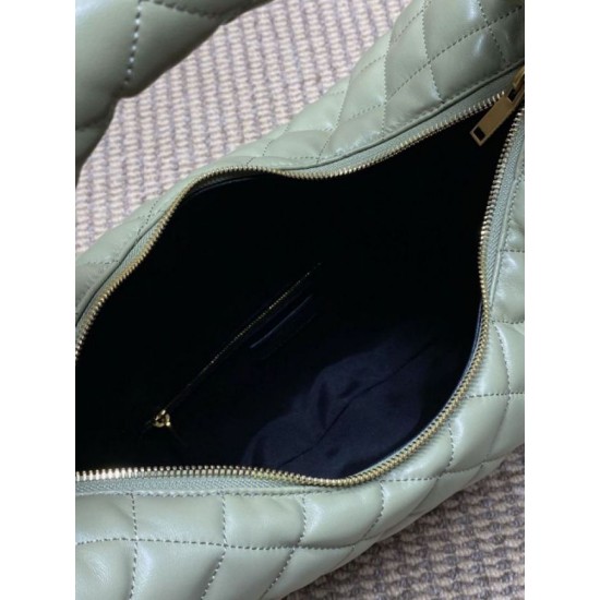 Replica Borsa hobo Icare YSL Saint Laurent in nappa verde