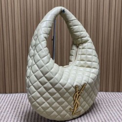Replica Borsa hobo Icare YSL Saint Laurent in nappa beige