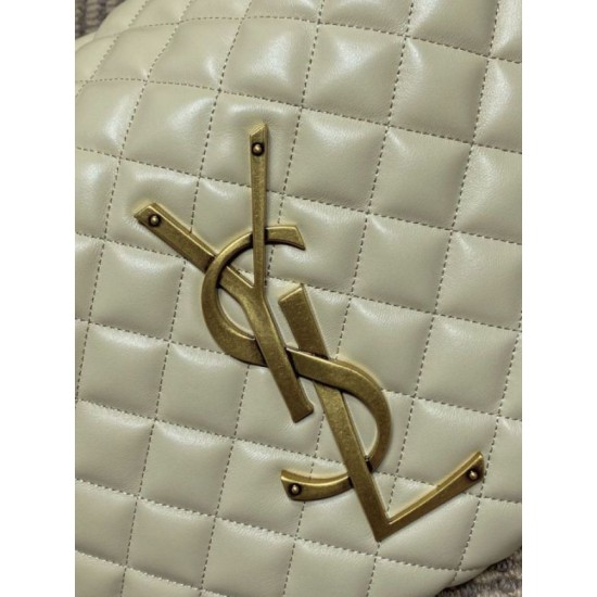 Replica Borsa hobo Icare YSL Saint Laurent in nappa beige Imitazioni Replica Borsa hobo Icare YSL Saint Laurent in nappa beige