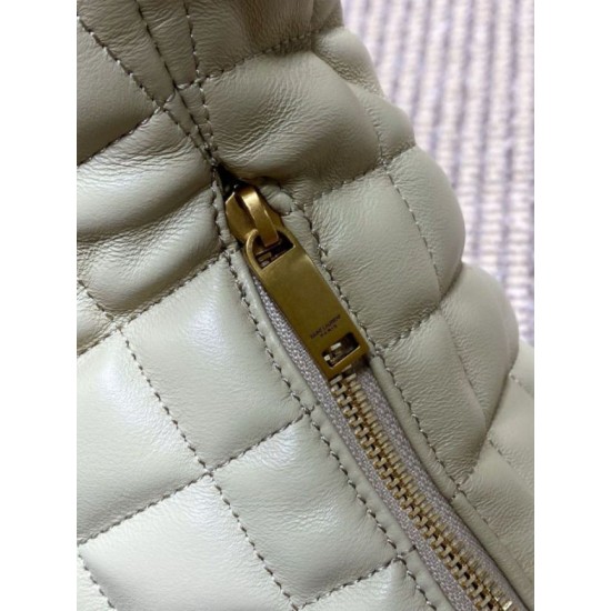 Replica Borsa hobo Icare YSL Saint Laurent in nappa beige Imitazioni Replica Borsa hobo Icare YSL Saint Laurent in nappa beige