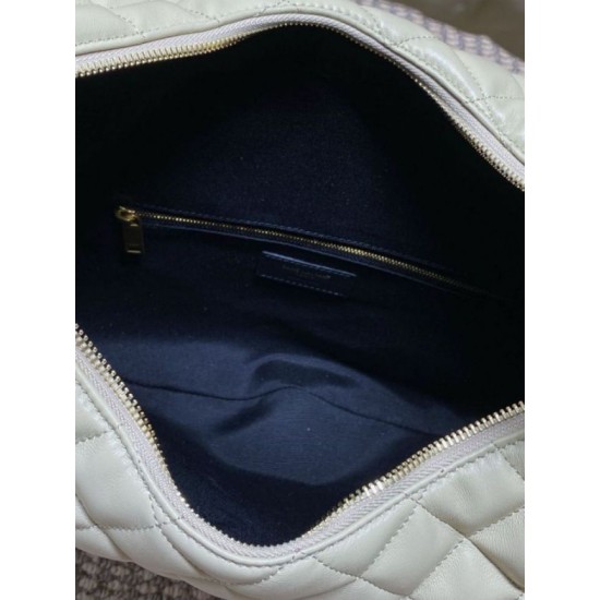 Replica Borsa hobo Icare YSL Saint Laurent in nappa beige Imitazioni Replica Borsa hobo Icare YSL Saint Laurent in nappa beige
