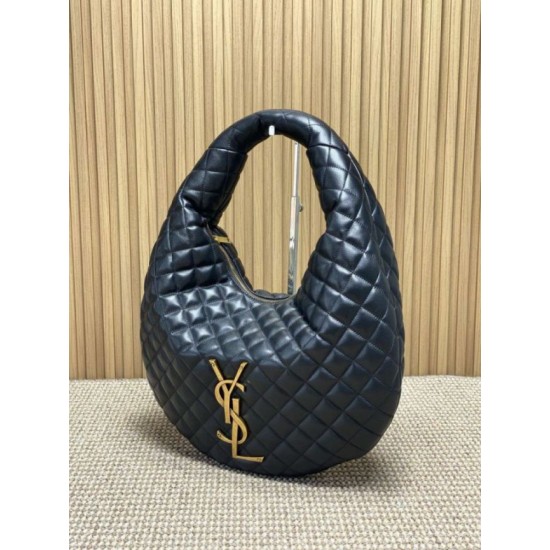 Replica borse griffate hobo Icare YSL Saint Laurent in nappa nera Imitazioni Replica borse griffate hobo Icare YSL Saint Laurent in nappa nera