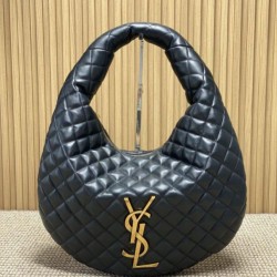Replica borse griffate hobo Icare YSL Saint Laurent in nappa nera