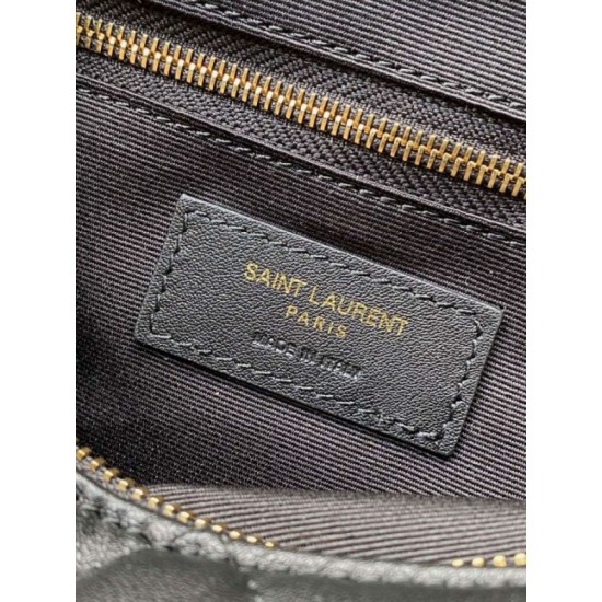 Replica borse griffate hobo Icare YSL Saint Laurent in nappa nera Imitazioni Replica borse griffate hobo Icare YSL Saint Laurent in nappa nera