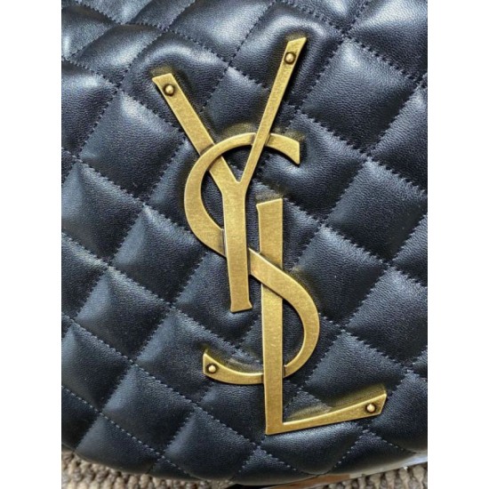 Replica borse griffate hobo Icare YSL Saint Laurent in nappa nera Imitazioni Replica borse griffate hobo Icare YSL Saint Laurent in nappa nera