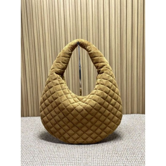 Replica Borsa hobo Icare YSL Saint Laurent in camoscio giallo