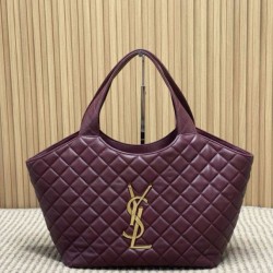 Replica Borse  Alta Qualità tote media Icare classico YSL Saint Laurent rossa