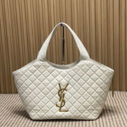 Replica Borse Imitazioni tote media Icare classico YSL Saint Laurent beige