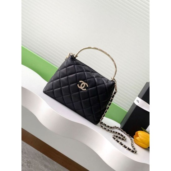Replica Borsa 1:1 Chanel 25S Edizione Limitata Vanity Case con Manico Superiore AP4591 Nero Imitazioni Replica Borsa 1:1 Chanel 25S Edizione Limitata Vanity Case con Manico Superiore AP4591 Nero