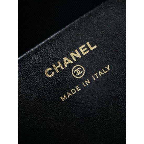 Replica Borsa 1:1 Chanel 25S Edizione Limitata Vanity Case con Manico Superiore AP4591 Nero Imitazioni Replica Borsa 1:1 Chanel 25S Edizione Limitata Vanity Case con Manico Superiore AP4591 Nero