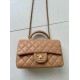 Replica Borse  Chanel 25SS Mini Flap Vintage con Manico Superiore AS2431 Albicocca