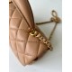 Replica Borse  Chanel 25SS Mini Flap Vintage con Manico Superiore AS2431 Albicocca