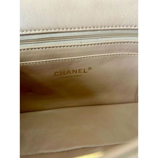 Replica Borse  Chanel 25SS Mini Flap Vintage con Manico Superiore AS2431 Albicocca