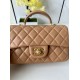 Replica Borse  Chanel 25SS Mini Flap Vintage con Manico Superiore AS2431 Albicocca