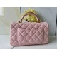Replica Borsa Chanel 25SS Mini Flap Vintage con Manico Superiore AS2431 Rosa Imitazioni Replica Borsa Chanel 25SS Mini Flap Vintage con Manico Superiore AS2431 Rosa