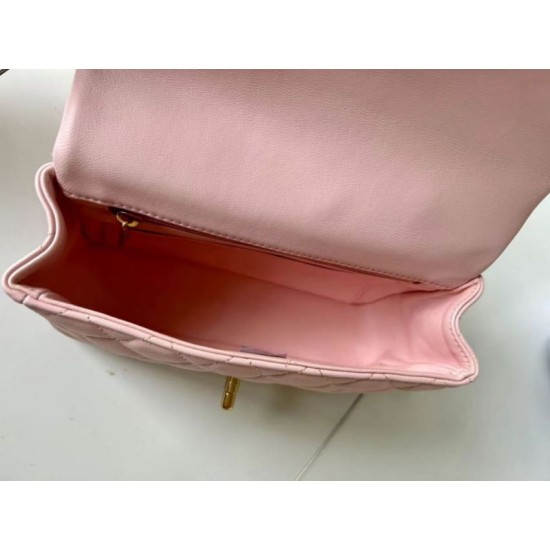 Replica Borsa Chanel 25SS Mini Flap Vintage con Manico Superiore AS2431 Rosa Imitazioni Replica Borsa Chanel 25SS Mini Flap Vintage con Manico Superiore AS2431 Rosa