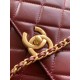 Replica Borsa 1:1 Chanel 25A Mini/Piccola Flap con Catena Dorata AS2649 AS2615 Bordeaux Imitazioni Replica Borsa 1:1 Chanel 25A Mini/Piccola Flap con Catena Dorata AS2649 AS2615 Bordeaux
