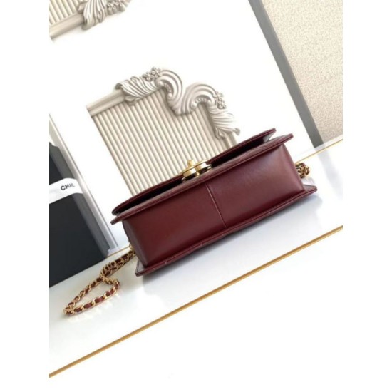Replica Borsa 1:1 Chanel 25A Mini/Piccola Flap con Catena Dorata AS2649 AS2615 Bordeaux Imitazioni Replica Borsa 1:1 Chanel 25A Mini/Piccola Flap con Catena Dorata AS2649 AS2615 Bordeaux
