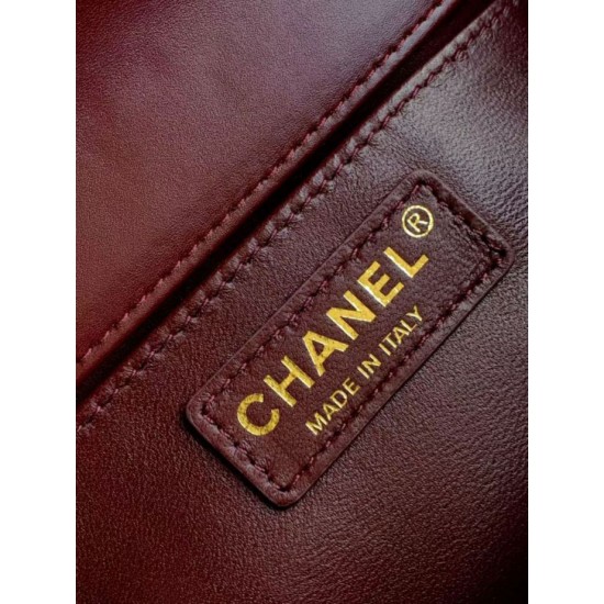 Replica Borsa 1:1 Chanel 25A Mini/Piccola Flap con Catena Dorata AS2649 AS2615 Bordeaux Imitazioni Replica Borsa 1:1 Chanel 25A Mini/Piccola Flap con Catena Dorata AS2649 AS2615 Bordeaux