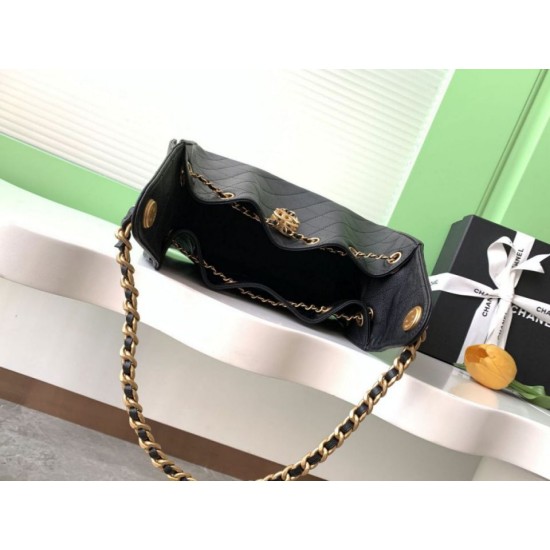 Replica Borse a secchiello Chanel 25C grande/piccola in pelle di vitello granata AS5311 AS5293 Nero Imitazioni Replica Borse a secchiello Chanel 25C grande/piccola in pelle di vitello granata AS5311 AS5293 Nero