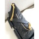 Replica Borsa hobo Chanel 25C grande/maxi metallizzata AS5339 AS5302 Nero