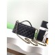 Replica Borsa Chanel 25P Mini con patta e manico superiore AS5354 Nero Imitazioni Replica Borsa Chanel 25P Mini con patta e manico superiore AS5354 Nero