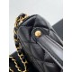 Replica Borsa Chanel 25P Mini con patta e manico superiore AS5354 Nero Imitazioni Replica Borsa Chanel 25P Mini con patta e manico superiore AS5354 Nero