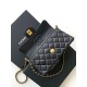 Replica Borsa Chanel 25P Mini con patta e manico superiore AS5354 Nero Imitazioni Replica Borsa Chanel 25P Mini con patta e manico superiore AS5354 Nero