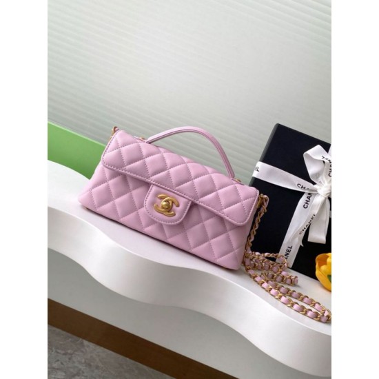 Replica Borsa Chanel 25P Mini con patta e manico superiore AS5354 Beige Imitazioni Replica Borsa Chanel 25P Mini con patta e manico superiore AS5354 Beige