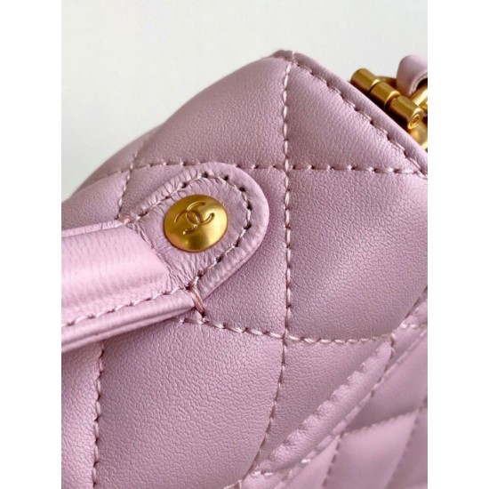 Replica Borsa Chanel 25P Mini con patta e manico superiore AS5354 Beige Imitazioni Replica Borsa Chanel 25P Mini con patta e manico superiore AS5354 Beige