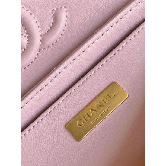 Replica Borsa Chanel 25P Mini con patta e manico superiore AS5354 Beige Imitazioni Replica Borsa Chanel 25P Mini con patta e manico superiore AS5354 Beige