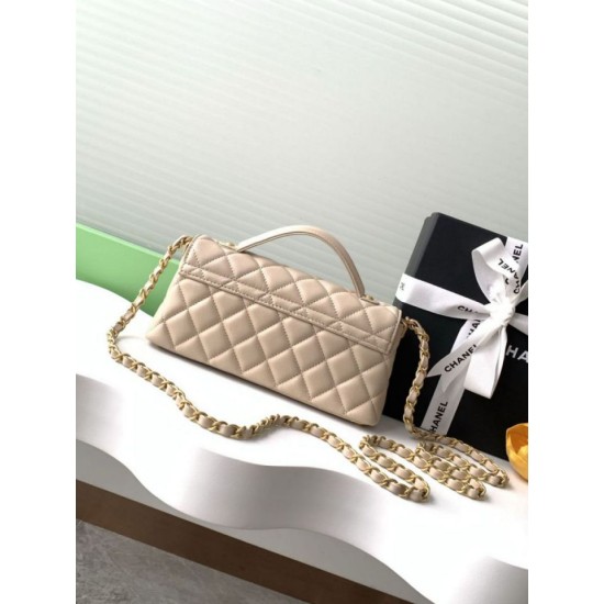 Replica Bora Pari Chanel 25P Mini Flap con Manico Superiore AS5354 Rosa Imitazioni Replica Bora Pari Chanel 25P Mini Flap con Manico Superiore AS5354 Rosa