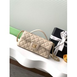 Borsa Pari Chanel 25P Mini Flap con Manico Superiore AS5354 Rosa