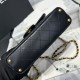 Replica Borsa Chanel 25P piccola con patta e manico superiore AS5355 Nera Imitazioni Replica Borsa Chanel 25P piccola con patta e manico superiore AS5355 Nera