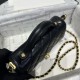 Replica Borsa Chanel 25P piccola con patta e manico superiore AS5355 Nera Imitazioni Replica Borsa Chanel 25P piccola con patta e manico superiore AS5355 Nera