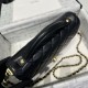 Replica Borsa Chanel 25P con patta e manico superiore AS5356 Nera Imitazioni Replica Borsa Chanel 25P con patta e manico superiore AS5356 Nera