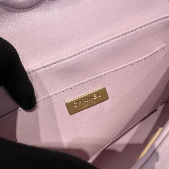 Replica Borsa 1:1 Chanel 25P con patta e manico superiore AS5356 Rosa Imitazioni Replica Borsa 1:1 Chanel 25P con patta e manico superiore AS5356 Rosa