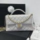 Replica Borse Chanel 25P con patta e manico superiore AS5356 Beige Imitazioni Replica Borse Chanel 25P con patta e manico superiore AS5356 Beige