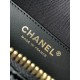Replica Borsa hobo Chanel 25S AS5528 Metallo dorato Nero