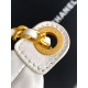 Replica Borsa hobo Chanel 25S AS5528 Oro Bianco Metallizzato