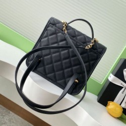 Replica Zaino Chanel 25B Clover Series Vintage AS5715 Pelle di vitello granata Nero Imitazioni Replica Zaino Chanel 25B Clover Series Vintage AS5715 Pelle di vitello granata Nero